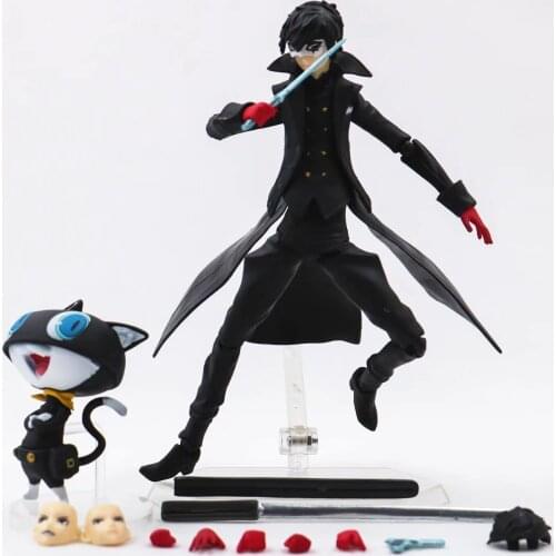 15cm Persona 5 Figma 363 Morgana Joker PVC Action Figure Collectible Model Toy