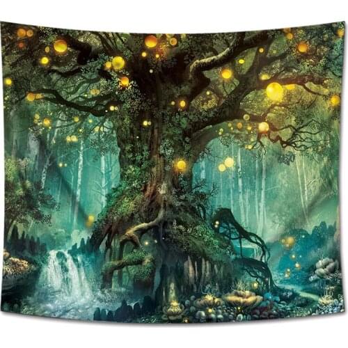 150*200cm Forest Tapestry 3D Tree Print As If BEING THERE! Wall Hanging Home Decor For Living Room Bedroom Kid Room