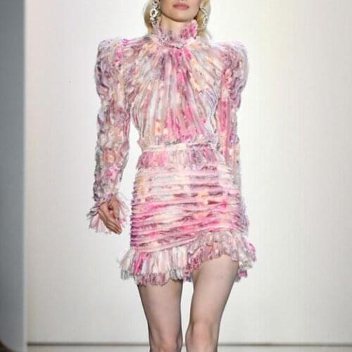 2021 Babatique New Fashion Classy Sample Classic Trendy Long Sleeve Girl Party Mini Dresses