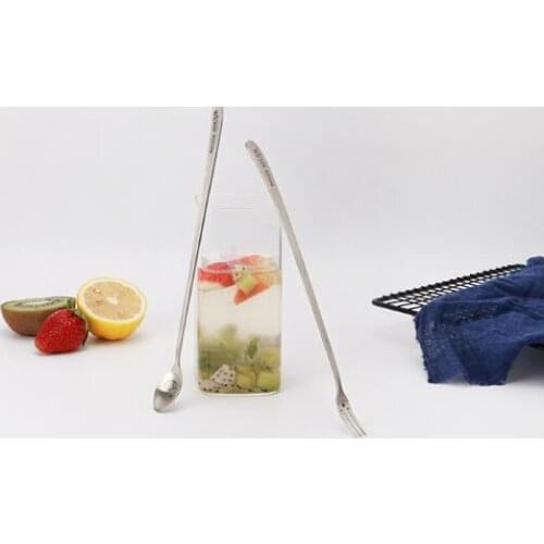 304 stainless steel tableware long handle mixing spoon coffee milk tea long handle spoon