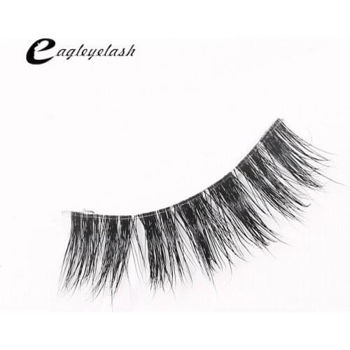 3D mink Eyelashes Thick Volume Handmade Transparent terrier Lashes Cross warping degree Fake Eye lashes make up tools