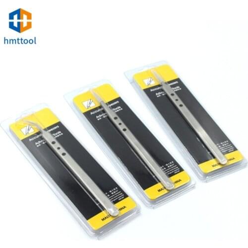 AAA-12S / 14S / 15S SFDER Stainless Steel Precision Hard Tweezers Set For Cell Phone Mainboard Repair Tools