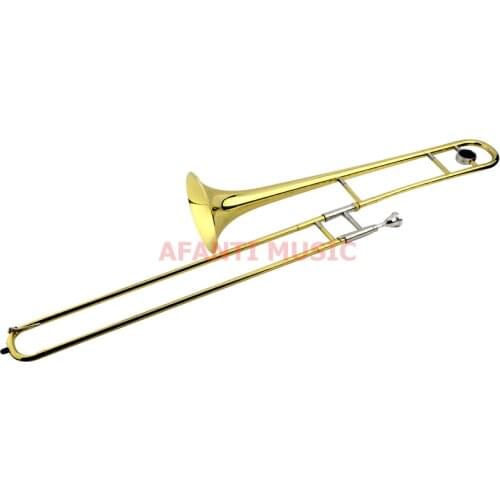 Afanti Music Tenor Falling Tune B / Yellow Brass / Gold finish Trombone (ATB-1182)