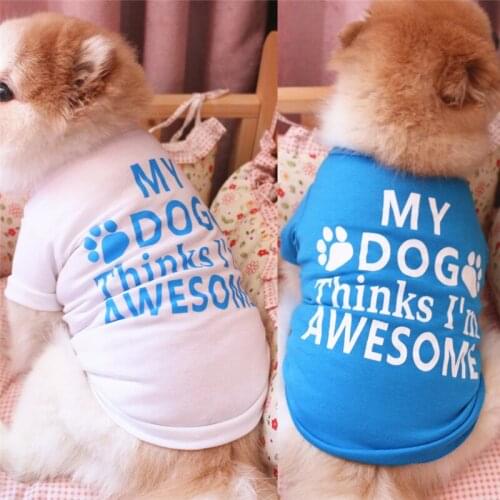 Cheap Dog Clothes Cute Dog Vest Shirt Pet Clothing for Dogs Costume Cotton Puppy Pet Clothes for Small Dogs Outfits Ropa Perro