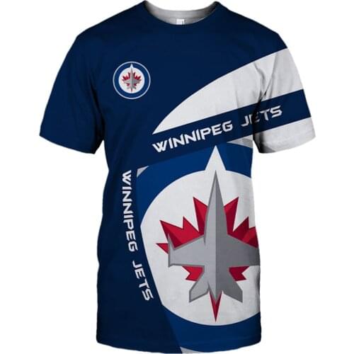 Summer Casual Cool Mens Clothing Tops Blue White Stitching Cartoon Airplane Print Jets T-shirt Quick-drying Sportswear