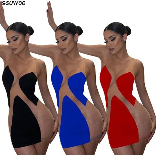 GSUWOO Fashionable Sheath Dresses