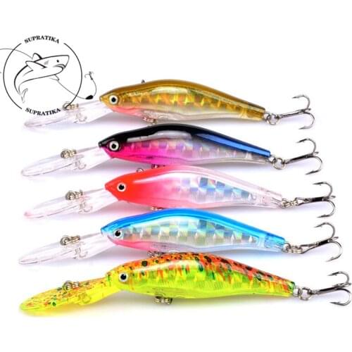 9cm/7g Artificial Minnow Anti-Corrosion Bionic Fishing Lure Hard Bait 3D Eyes Freshwater Plastic High Quality Fishing Bait