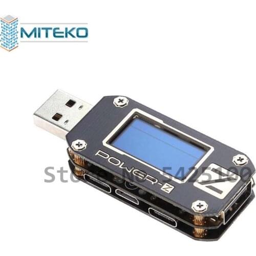 KM001 POWER-Z Portable USB PD Tester: QC3.0 PD Digital voltmeter digital voltage current Type-C meter power bank detector