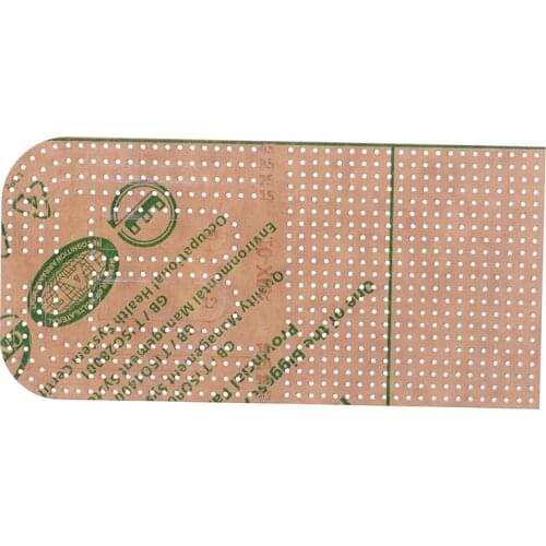 Leather Craft Acrylic Patchwork Punching Positioning Drilling Ruler Calculation Template Stencil DIY Sewing Tool