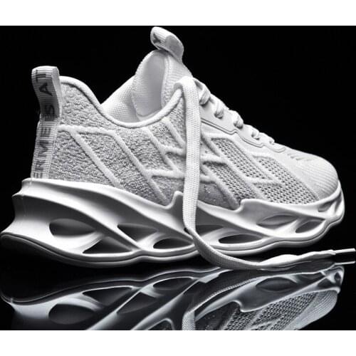 Damyuan Hot Sale Men Blade Casual Jogging Shock Absorption Sports Shoes Outdoor Hiking Origin Comfortable Non-slip Red Sneakers