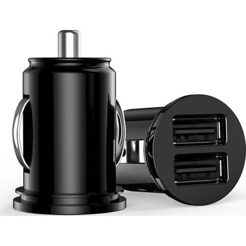 Mini Car Truck Dual 2 Port USB Charger Adapter for Samsung Galaxy S8 S9 Plus Xiaomi Mi Mi6 Roidmi 3S Oneplus 5t 5 3t Usb Adapter