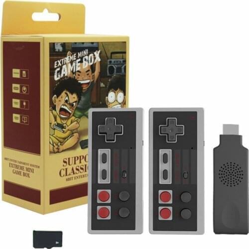 Mini Retro Game Console with Built-in 620 Games and 2 Controllers Mini Retro Game Console