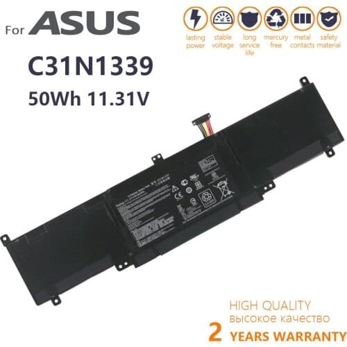 Genuine C31N1339 Laptop Battery For ASUS Zenbook UX303L UX303LN TP300L TP300LA TP300LJ Q302L Q302LA Q302LG C31N1339 50WH
