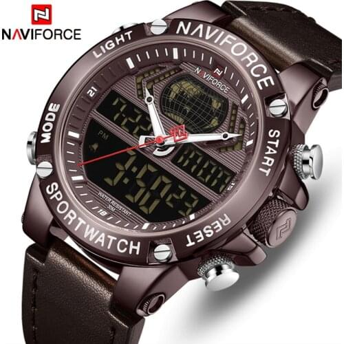 NAVIFORCE Top Brand Mens Watch Luxury Quartz Watches Men Military Chronograph Fashion Sports Wristwatch Clock Relogio Masculino