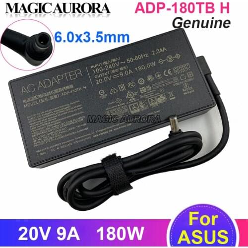 Original 180W 20V 9A ADP-180TB H AC Adapter Charger For ASUS ROG 14 GA401I G14 GA5021 GA502D Tuf Gaming A17 Laptop Power Supply