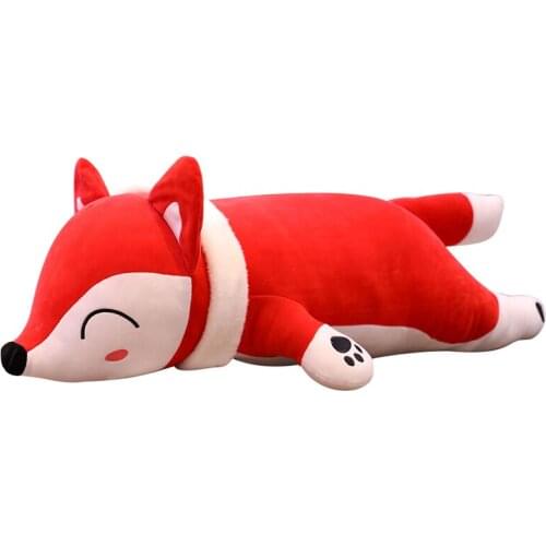 Dropshipping 35-90cm Kawaii Dolls Stuffed Animals & Plush Toys for Girls Boy Toys Plush Pillow Fox Stuffed Animals Soft Toy Doll