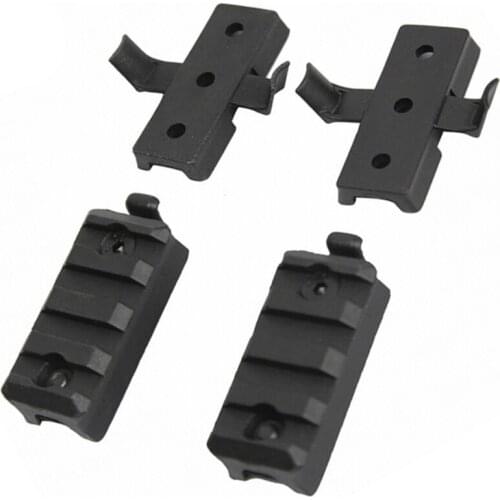 Tactical Airsoft Helmet Accessory Fast Plastic Scope Alignment Mount Set For FAST Style Helmet Rail Adapter