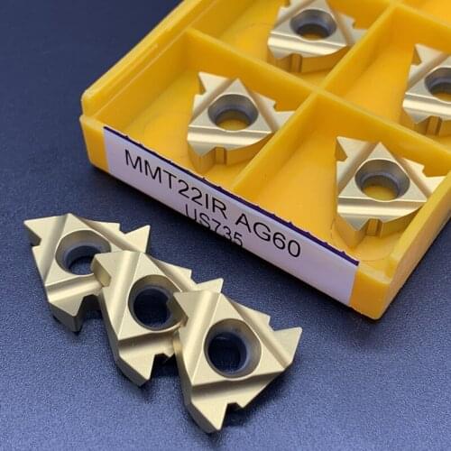 10pcs High-quality Turning tools MMT 22IR/ER N60 VP15TF/US735/UE6020 CNC tool parts metal cutting tools инструмент запчасти