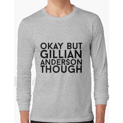 Gillian Anderson hoodie long sleeve Gillian Anderson X Files Xfiles Scully Dana Scully Hannibal Bedelia Du The