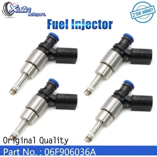 XUAN 06F906036A Fuel Injector Nozzle For Audi A3 TT A4 Quattro for Volkswagen Golf GTI Passat EOS 2.0L I4 2005-2009 0261500020