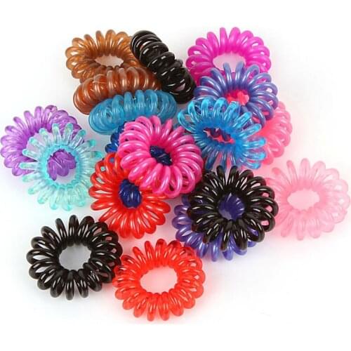 South Korea Telephone Multi-purpose Circle For Hair Accessories Hair Rope Beauty Hair Braider Hairdressing Styling Tools 5pcs