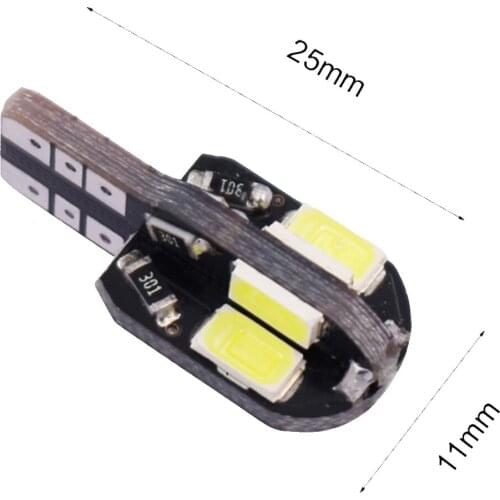 10x High Quality White T10 5630 8SMD Car Interior Width License Plate Lamps Long Service Life