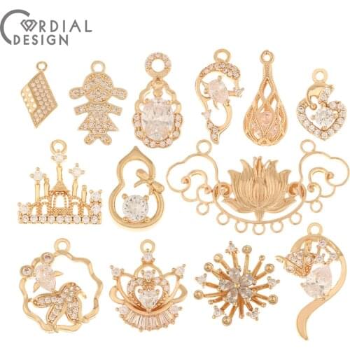Cordial Design 6Pcs Choose/Jewelry Accessories/Multi Shape/Earrings Pendant/Hand Made/Jewelry Findings & Components/DIY Making