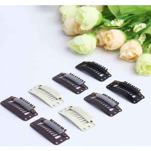 DIY Pet Cats Grooming Accessories Clips Pet Hair Accessory 3.2 drop clip black coffee beige manganese steel BB clip