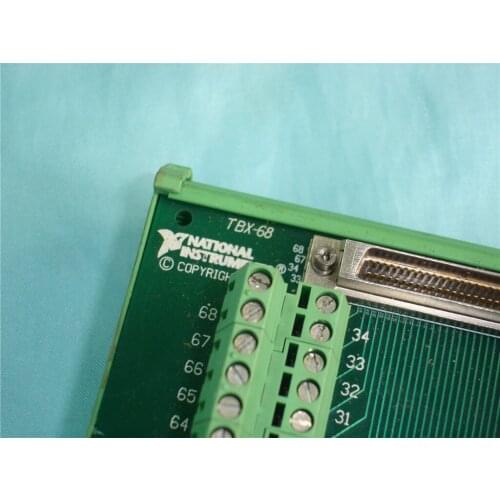 For Second-hand Original Authentic American NI Companys Unshielded Screw Terminal Junction box TBX-68 USED