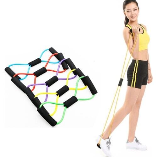 Resistance Rope High Quality 8 Shape Band Tube Chest Expander