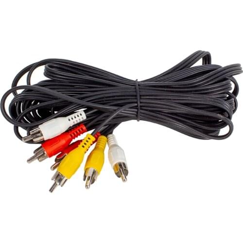 3 RCA + 3 RCA 10 METRE THICK CABLE 1. QUALITY POŞETLİ