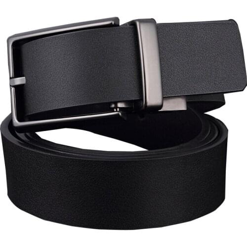 2016 Hot Sale Fashion Joker 100% Genuine Leather Belt For Men Metal Pin Buckle Men Belts Wholesale 105-125cm