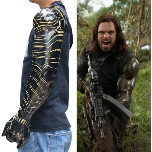 2018 New Winter Soldier Arm Bucky Barnes Cosplay Armor Arm Cosplay Costume Halloween Party