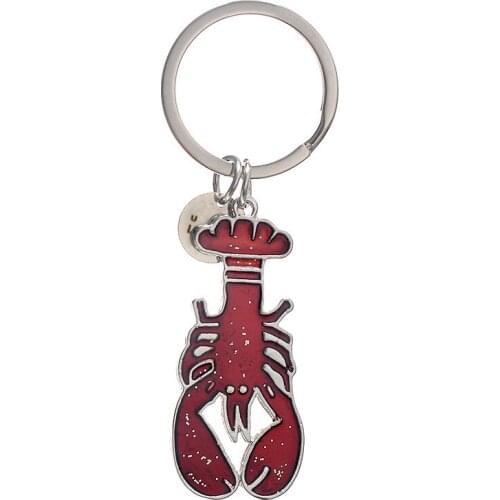 Creative Lobster Keychain Fashion New Product Metal Trend Accessories Women Man Fine Gift Bag Car Key Pendant Charm Keyring Hot