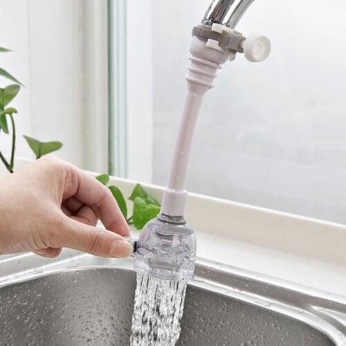 360 Rotating Faucet Extender Bubbler Splash-proof Headband Valve Pressure Reducing Water Spout Water Saver For Bathroom Kitchen