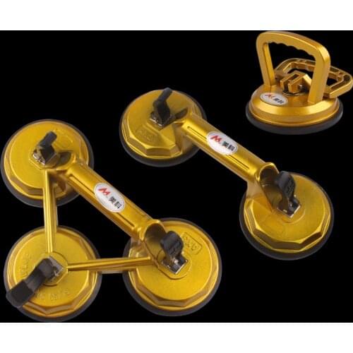 Aluminum Alloy Glass Suction Cup Powerful Ceramic Tile Suction Lifter Single/Two/Three Claw Carrying Floor Fish Tank Decoration