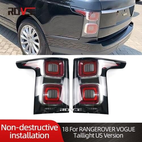 ROVCE LED Tail Light Tail Lamp For Land Rover Range Rover Vogue US Version 2018 L405 LR098356 LR098348 Taillight