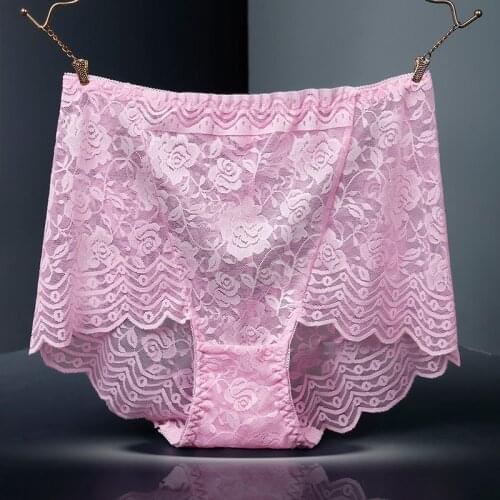 Sexy Lace Women Panties Butt Lift Up Lingerie Femme Sexy Underwear Women Seamless Briefs Plus Size Black Lace Panties