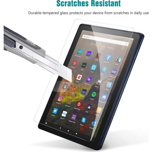 Screen protector for Amazon fire HD 8+ 10 8 PLUS 2020 2019 2017 8'' 2021 10.1'' tablet screen protective films