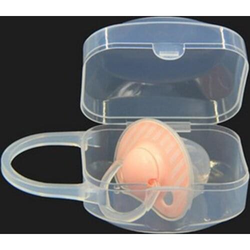 1PCS Baby Solid Pacifier Box Soother Container Holder Pacifier Box Travel Storage Case Safe Holder Pacifier PP Plastic Box