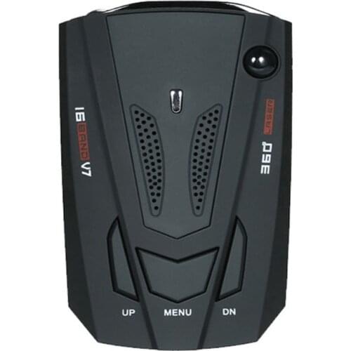 Car Trucker Speed 360 Degrees Vehicle Detector Voice Alert Warning 16 Band