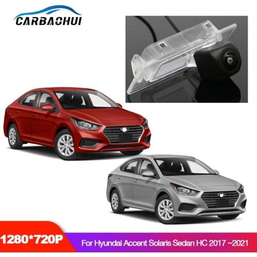 170 Degree HD CCD Car Backup Reverse Rear View Camera For Hyundai Accent Solaris Sedan HC 2017 2018 2019 2020 2021