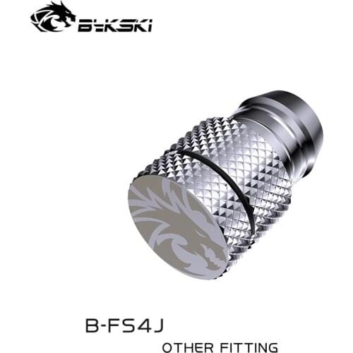 Bykski PC water cooling fittings water Stop plug for soft tube Hand Twist cooler heatsink gadget B-FS4J