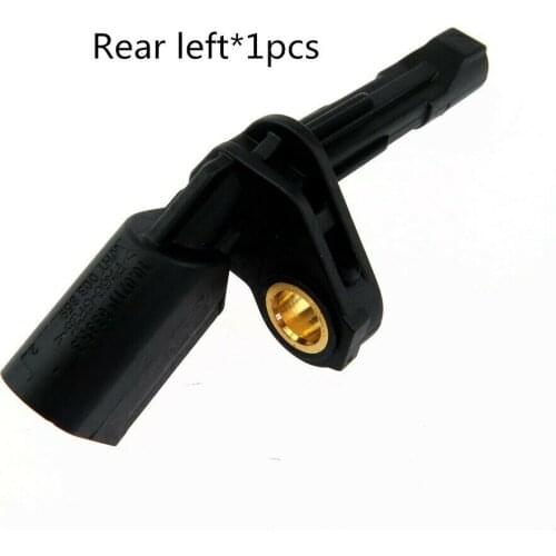 HONGGE 1Pcs FWD ABS Wheel Speed Sensor Rear Left for TT Q3 A3 CC Beetle Golf Passat Superb Yeti Seat Alhambra Altea WHT 003 859