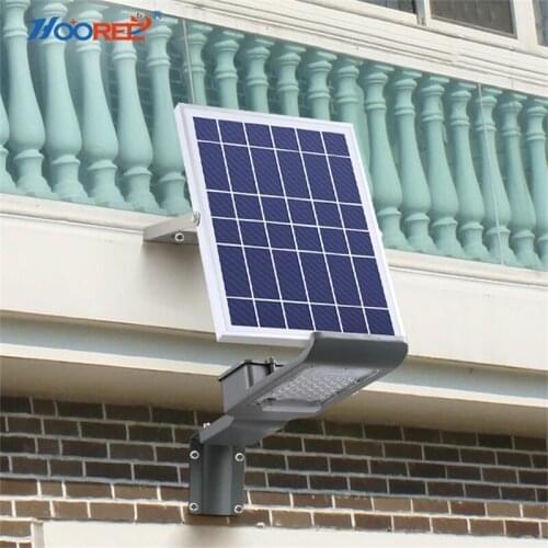 HOOREE 30 w solar light remote solar solar street light waterproof outdoor flood lighting LED street lamp and villa