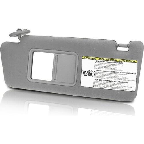 Left Driver Side 74320-04180-B1 Sun Visor Makeup Mirror 74320-04181-B1 Fit For Toyota Tacoma 2005-2008 2009 2010 2011 2012 Gray