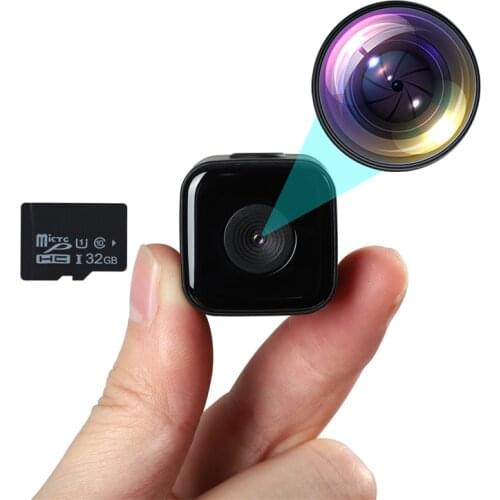 Mini Camera HD 1080P Night Vision Waterproof Motion Detection DVR Built-in Battery No WiFi Need Wearable Indoor & Outdoor