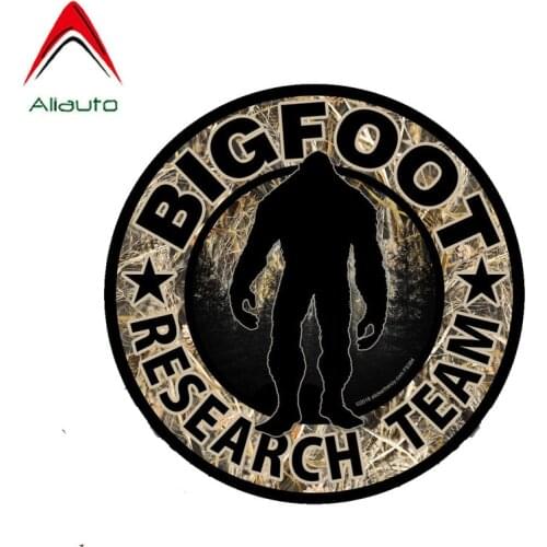 Aliauto Cool Car Sticker Bigfoot Research Team Accessories PVC Decal for Bmw E70 Ford Focus 2 Passat B6 Chevrolet Aveo,12cm*12cm