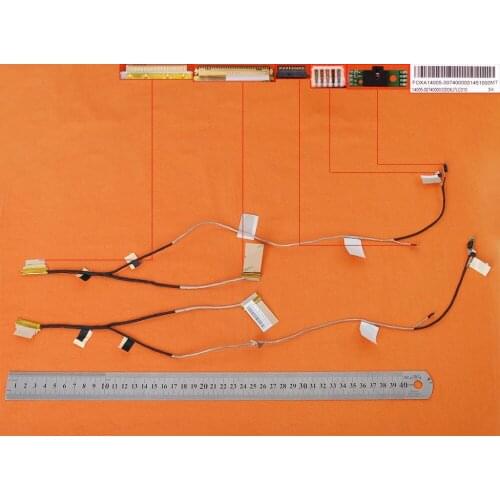 New Laptop Cable for ASUS S300 S300CA S300KI S300K S400 S400CA S400C 40pin PN: 1422-01CY000 DD0XJ7LC000 Notebook LCD LVDS CABLE
