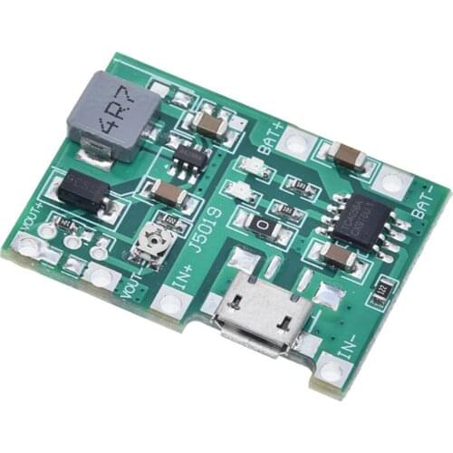 NEW Lithium Li-ion 18650 3.7V 4.2V Battery Charger Board DC-DC Step Up Boost Module TP4056 DIY Kit Parts